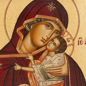 icona-madre-di-dio-della-tenerezza-manto-rosso