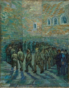 Vincent van Gogh La Ronda dei Carcerati 1890 Olio su tela 80 x 64 cm, Museo Puškin, Mosca 