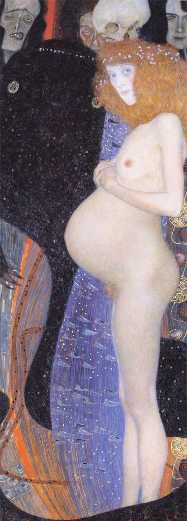 Gustave Klimt, Speranza I, 1903, Olio su tela, 181x67 cm, National Gallery, Ottawa (Canada)