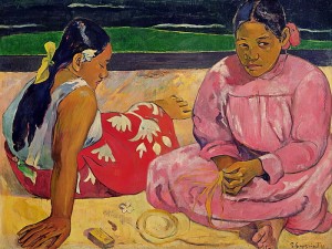 Paul Gauguin, Donne di Tahiti sulla spiaggia, 1891, olio su tela, 69x91 cm